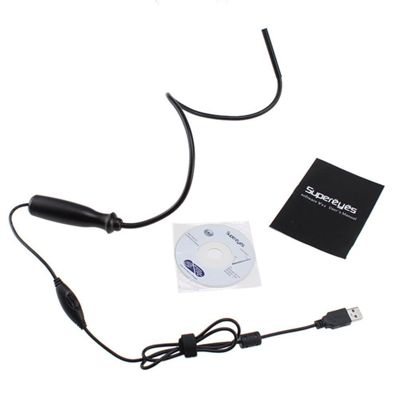 7 mm 100X Waterproof USB Borescope Endoscope Flexible Inspection Camera with LED