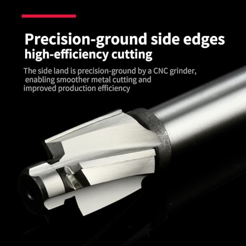 M14 1pcs Straight Shank Counterbore End Mill 4-Flute HSS End Mill DRINYOUNG (M14) M14
