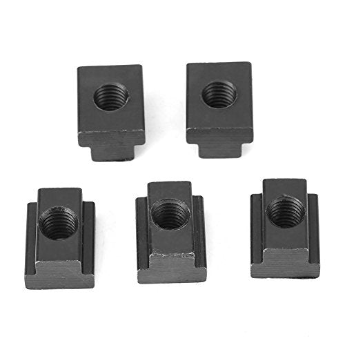Acogedor 5Pcs M10 T-Slot Nut Black Oxide Finish for Aluminum Extrusion