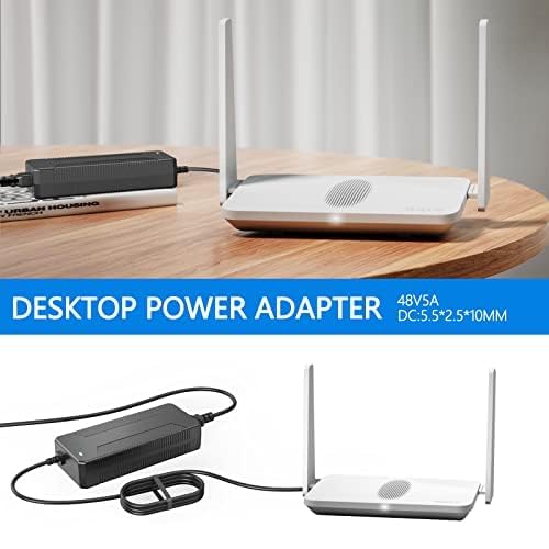 24V10A Power Adapter 240W with DC Plug Sizes of 5.5 * 2.5MM and 5.5 * 2.1MM is Appropriate for powering Various Devices Including 24V LED Strip Lights, Security Cameras，Sound Equipment。