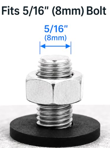 5/16" ID x 1" OD x 1/16" NBR Nitrile Rubber Flat Washers Oil Resistant for Automotive Powersports Auto Electrical Battery Trays Industrial Repair 20 Pack