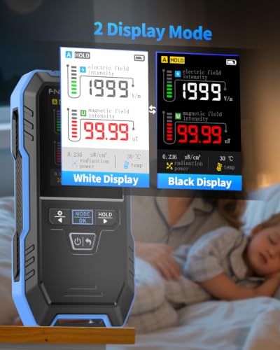 FNIRSI ERD-10 4-in-1 EMF Detector, Curve Display EMF Radiation Meter