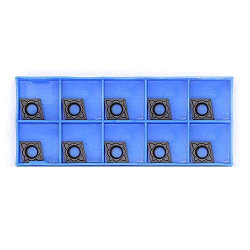 CCMT32.51 / CCMT09T304-PM of CNC Carbide Inserts for Steel Turning Cutting Tools, The Chip Breaker PM fit for Semi-Finishing Metal Cutting, 10 PCS.