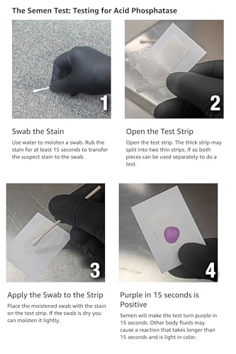 Infidelity Detection Kit | Find Two Substances Found in Male Body Fluids | Results in 10 Minutes | One Kit One Kit (1 Acid Phosphatase & 1 Prostate-Specific)