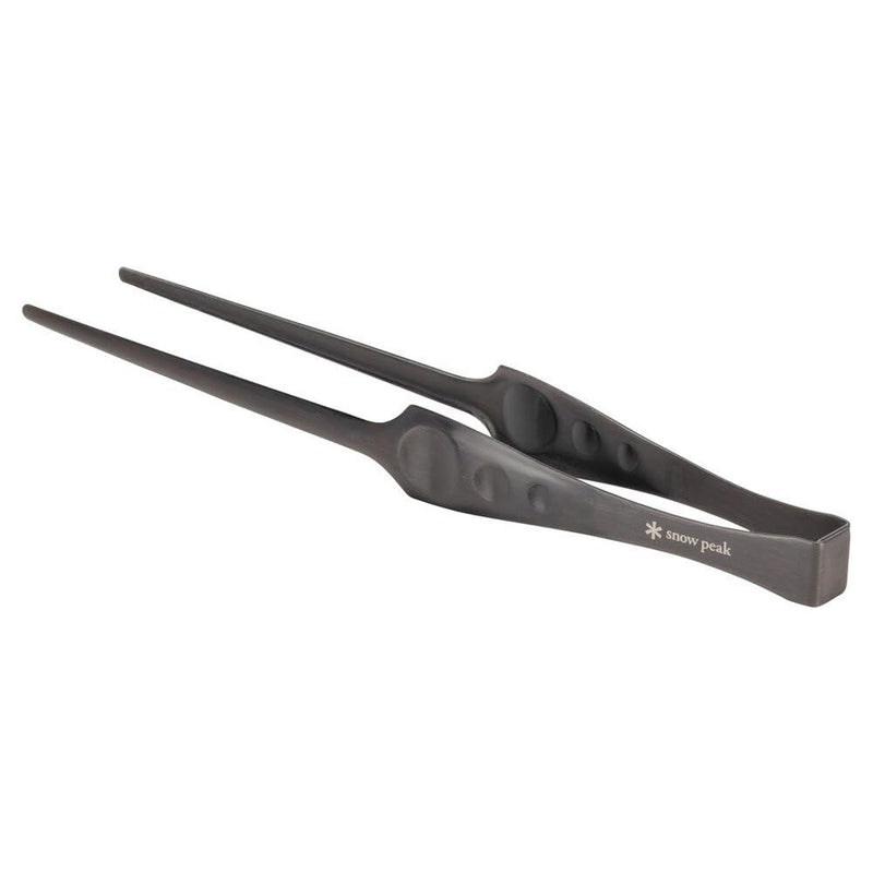 Snow Peak Pitts CS-370 Stainless Steel Tongs, For BBQs, Tapered Design, Corrosion Resistant, Outdoor Camping
