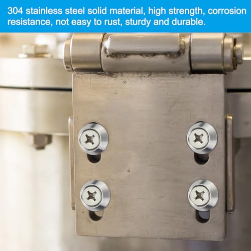 PATIKIL M6 Finish Countersunk Washer, 30pcs 18mm Dia. 4mm Tall Solid 304 Stainless Steel CNC Cup Washer Flat Screw Head Gasket for Constructions M6 x 18mm x 4mm 30