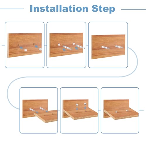 uxcell 45Set 15x14mm Furniture Cam Lock Fitting with 5.8x35mm Dowel Fasteners, 3-in-1 Metal Furniture Board Connecting Screws Bolts Assortment Kit for Cabinets Chairs Drawer 5.8 x 35mm 45