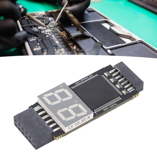 ViaGasaFamido TL631 Mini Motherboard Diagnostic Card PCI Debug Card Kit with LPC Port Tester for PC Computer Motherboard Analyzer Connection Cable Ribbon Cables