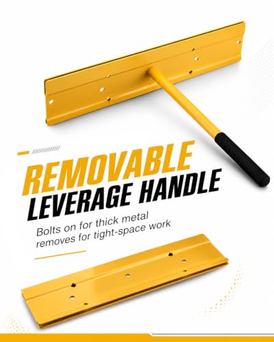 SPARKWHIZ 12" & 15" Sheet Metal Folding Tool with 12" Cylindrical Handle