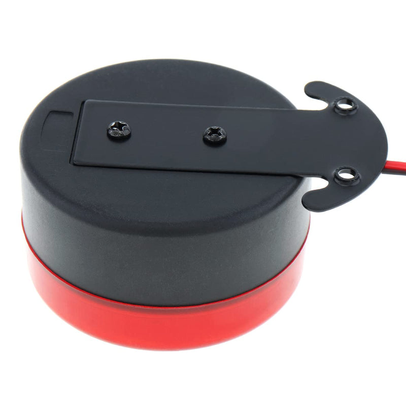 2Pcs Back Up Alarm for Truck Car, 12V/24V 105dB Reverse Beeper Car Reverse Alarm Vehicle Auto Back Up Horn with Light Red