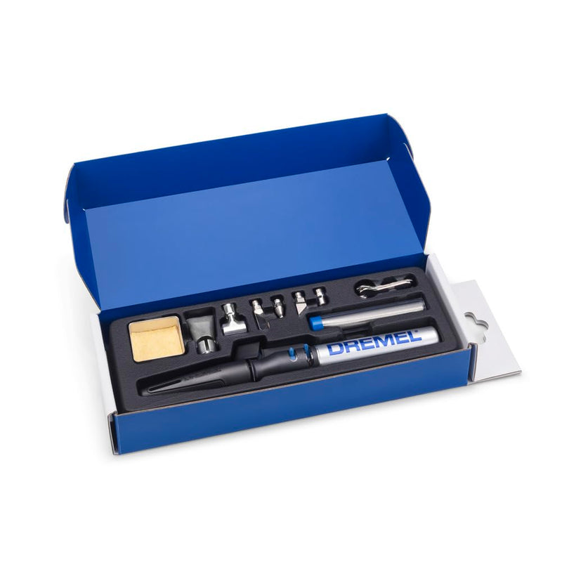 Dremel VersaTip Precision Butane Torch - Long Lasting Cordless Soldering Iron - Perfect for Pyrography, Paint Removal, & Heat Embossing (2000-7) 2000-7