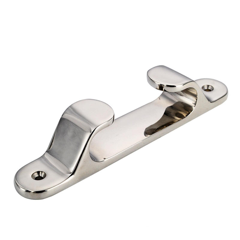 1Piece 4/5/6inch Stainless Steel 316 Straight Fairlead Bow Chock Hardware Fair Leads Line Boat Rope Guide Line Cleat for Marine Yacht W/Fasterners 152mm/ 6"
