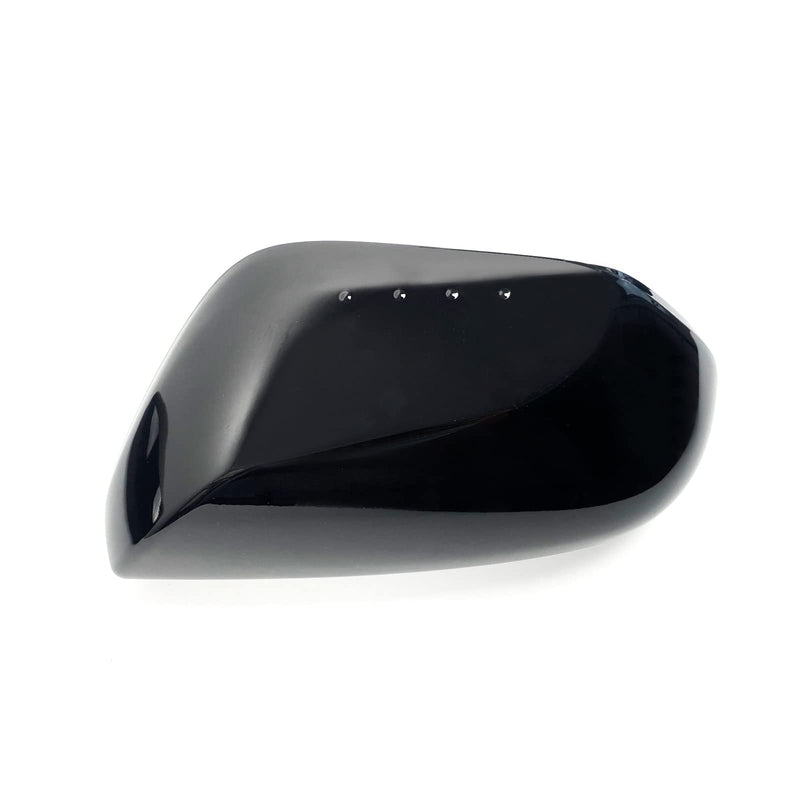  [AUSTRALIA] - Side Door Mirror Cap Cover Trim + 4 Door Handle Cover Trims Smart Compatible with 2018 2019 2021 2022 2023 2024 2025 Toyota Camry Accessories Rearview Mirrors Caps Cover Overlay Glossy Black With Smart Key Holes