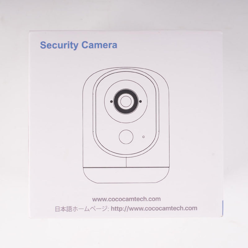 COCOCAM 2K Indoor Pan/Tilt Security Camera with 5200mAh Battery, WiFi Camera,Wireless for Baby Monitor/Pet/Home Security, AI Recognition, PIR Human Detection, 2.4G WiFi (White) white