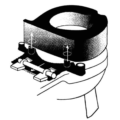 SP Ableware Bolt-Down Lok-In-El Bracket for Elongated Elevated Toilet Seats (725950001)