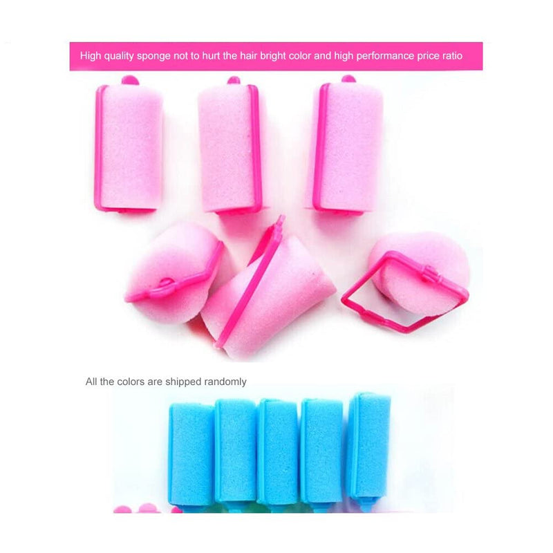  [AUSTRALIA] - Leier 27Pcs/lot Magic Foam Sponge Hair Curlers Roller Salon Hairdressing Hair Styling Barber Benders Hair Rolling Tool