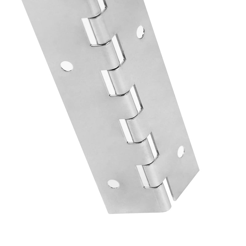 XIALUO Marine Grade Stainless Steel 14" X 2" High Polished Surface Boat Piano Hinge Continuous Hinge Door Hinge with Screw Deck & Cabin Hardware
