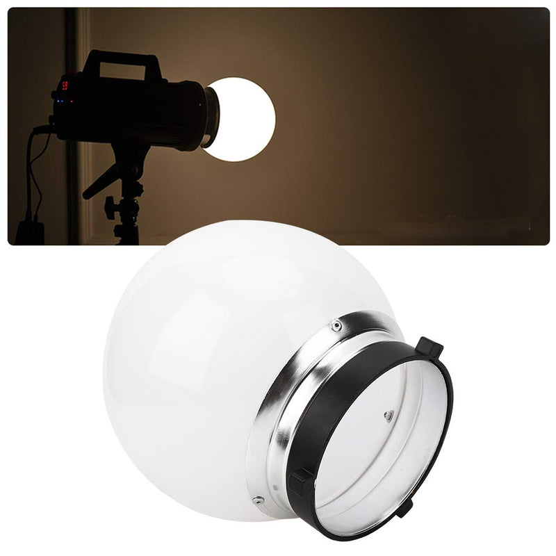 Acouto 15cm Soft Light Ball for Bowens Mount General Flash Lampshade Diffuser Photography Accessory White Translucent