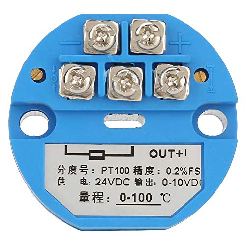 Fafeicy -50~400 Degree PT100 SBWZ Temperature Transmitter DC24V Output 0-10V Sensor, Transformer