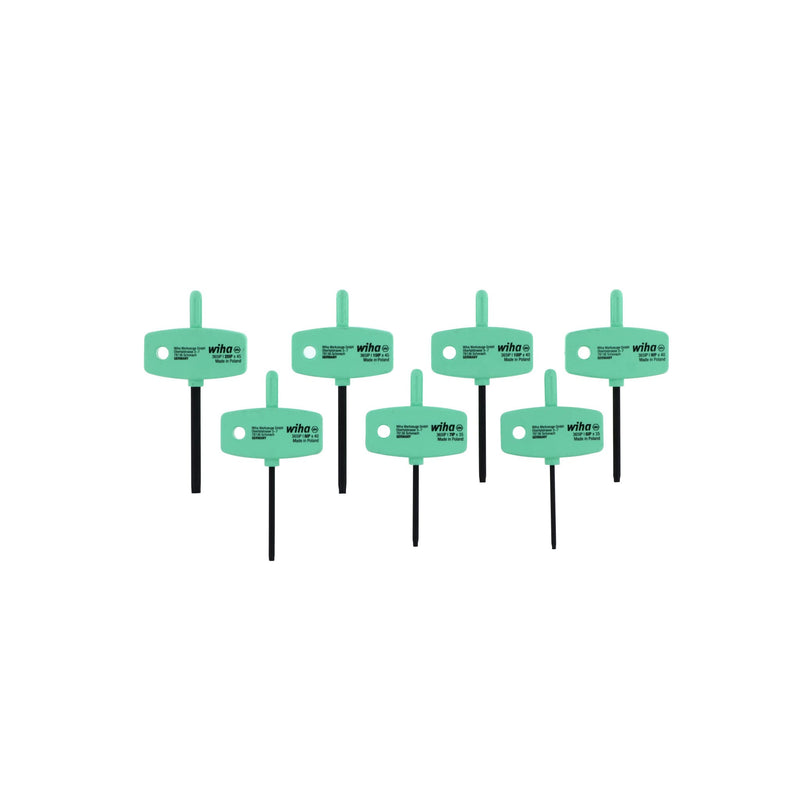 Wiha 36592 7-Piece Wing Style Plus Set With Stand