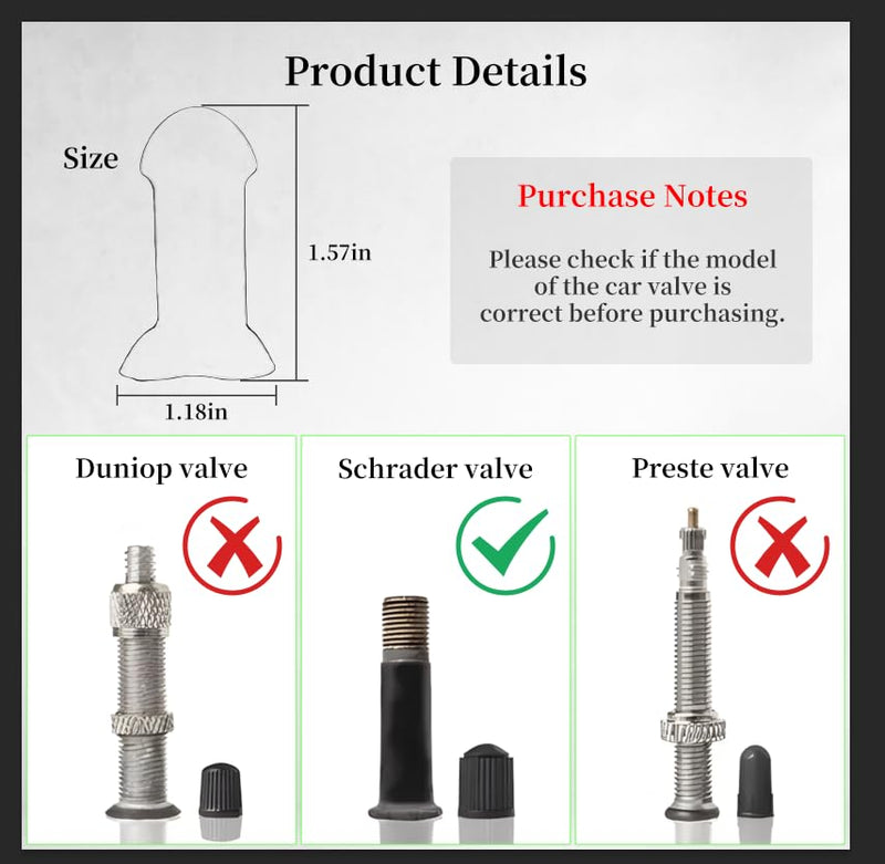 Penis Valve Stem Covers,Pencil Valve Stem Covers,Funny Valve Stem Caps,Dust Proof,Waterproof,Anti-Rust,Suitable for Cars,Trucks,Bike,Motor,Prank Gifts for Friends&Coworkers(8PCSPink) Z_8pcs Pink