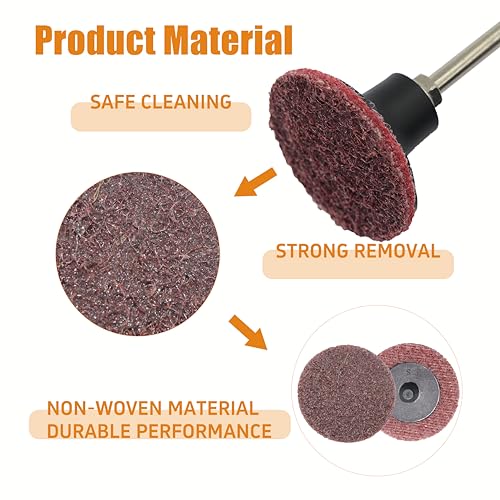 Merryland 50 Pack Surface Conditioning Disc 2 inch Medium Quick Change Disc Without Shank Medium 50PCS