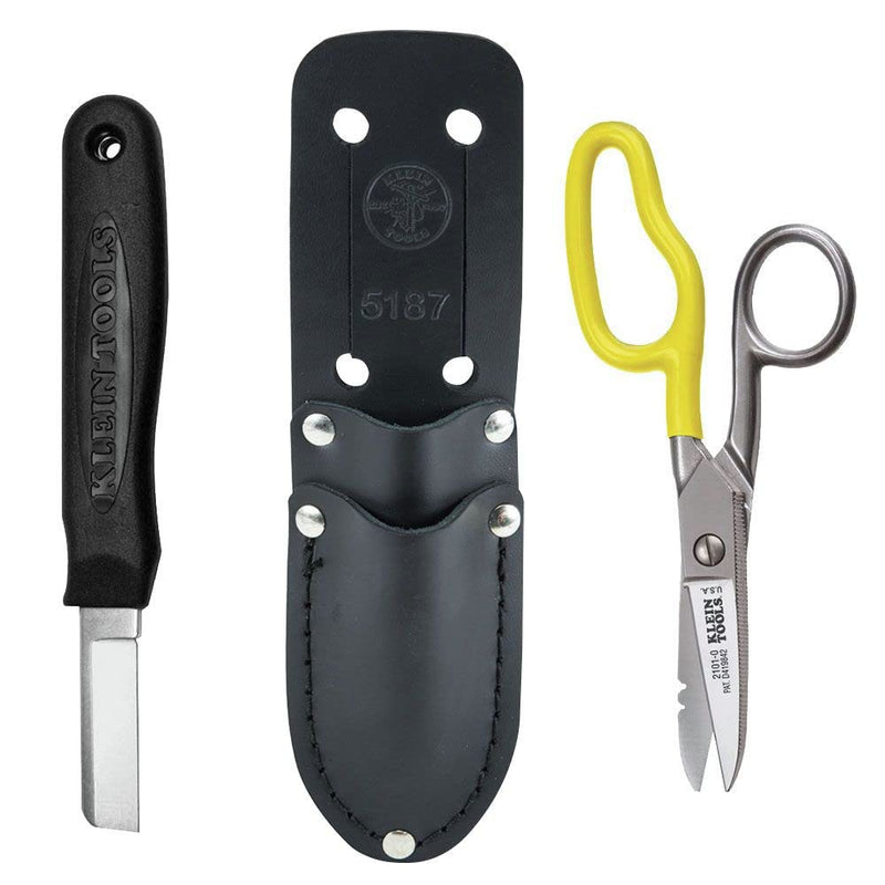 Klein Tools 46039 Cable Splicer's Kit with Cable Splicer Electricians Knife and Free-Fall Snip
