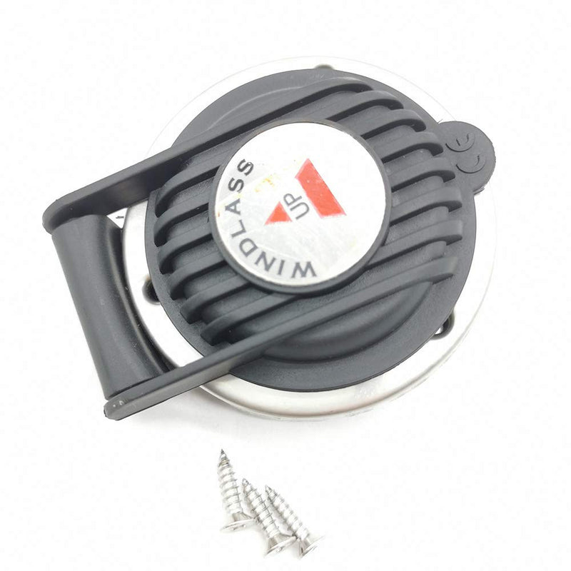 2 Pcs Marine Boat Anchor Windlass Winch Foot Compact Switch Up & Down,Ship Anchor Winch Switches Universal,12/24V 5A
