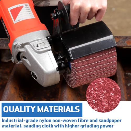 Surface Conditioning Tool 320 Grit Nylon Fiber Flap Polishing Wheel Aluminum Oxide 320 Grit with sandpaper