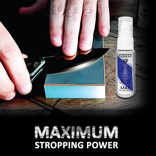 Jende 1 Micron Max Concentration Poly Diamond Stropping Emulsion 20ml - Higher Diamond Carat level