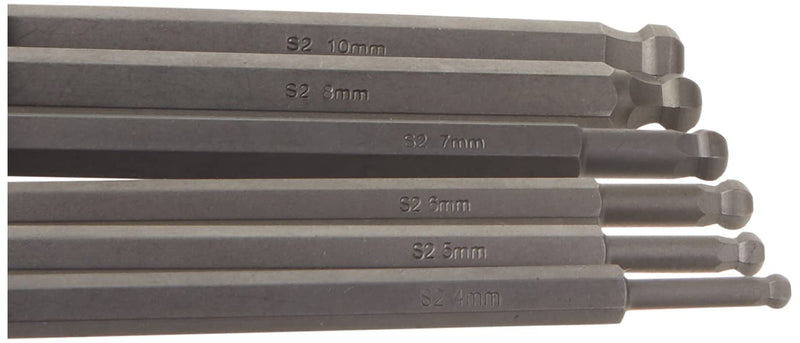 CRAFTSMAN Hex Bit Socket Set, Metric, 3/8" Drive, Long Ball, 6Piece (CMMT42607) 3/8" in
