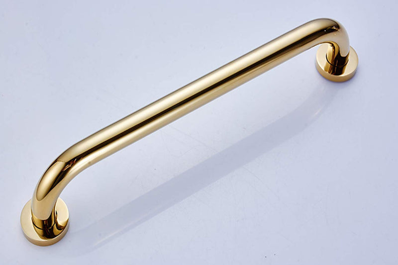 ELLO&ALLO Bathroom Shower Grab Bar with Concealed Screws, Home Care Bath Hardware, Gold Finish (16 Inch) Brushed Gold 16 Inch