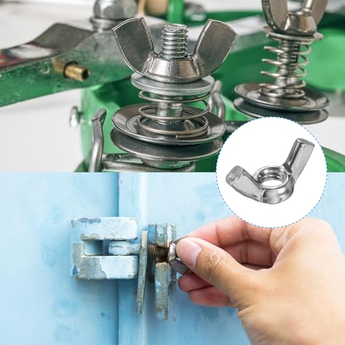 uxcell 5/16"-18 Wing Nut 50Pcs 304 Stainless Steel Square Wing Nuts 50