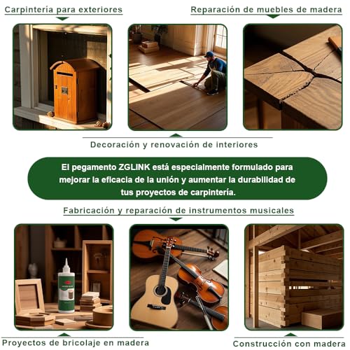 17.5oz Wood Glue, Strongest Glue for Woodworking，Suitable for Various Wood Glues Used for Furniture Repair, Upgrade to The Third-Generation Heavy-Duty Furniture Wood Glue 1