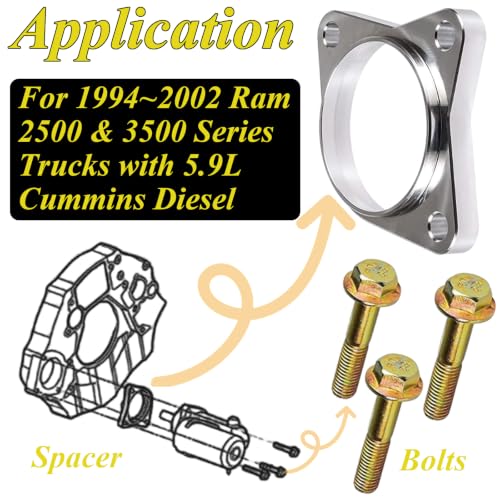 Starter Spacer Kit 5 Speed for Dodge 2500 3500 for Cummins 5.9L 1994-2002