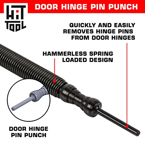HIT Tool - Spring Punch Pin Set - Four Tip Sizes - Steel