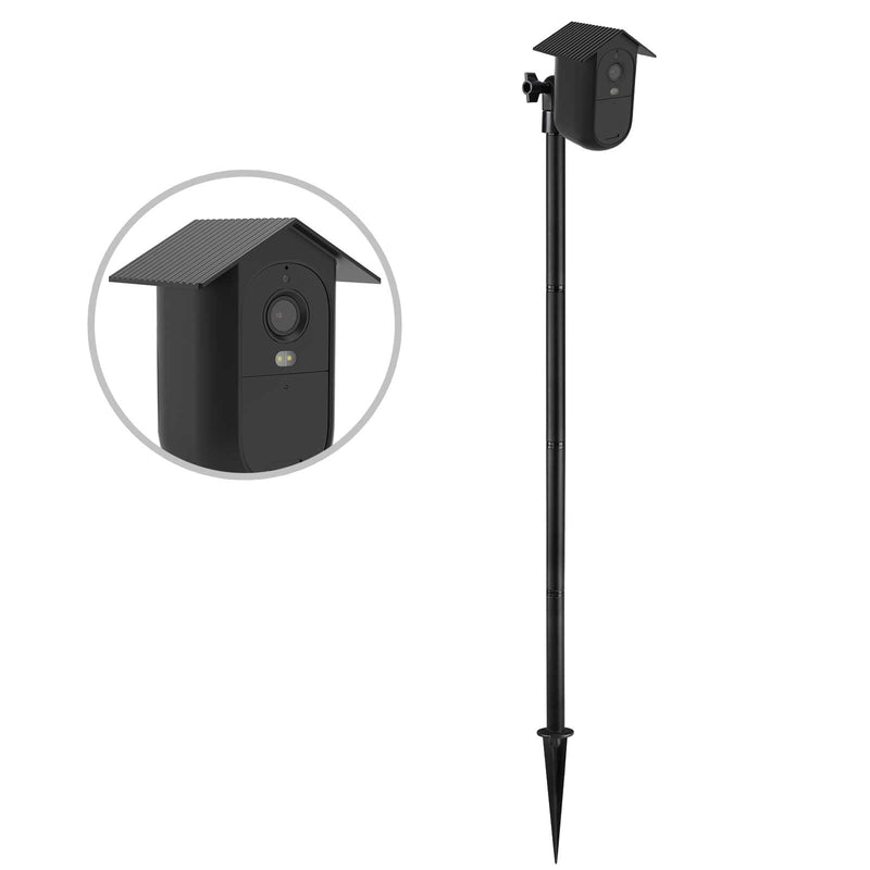 HOLACA Spike Pole Mount Ground Stake and Weatherproof Silicone Skin for Arlo Essential Security Camera(2nd Gen),Suitable for Stake into Soft Ground