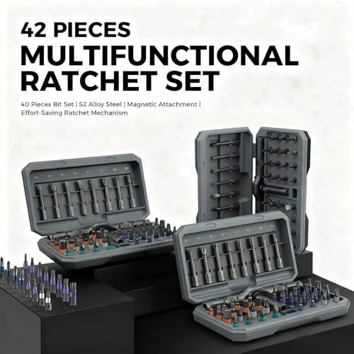 Asnish 42-in-1 Magnetic Screwdriver Set, 44 IN 1