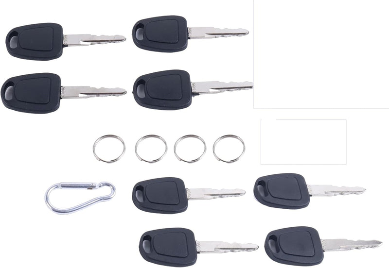 8 PCS Ignition Keys F900 Compatible with Doosan Excavators K1009605B fits Bobcat E80 mini excavator for Daewoo Excavators