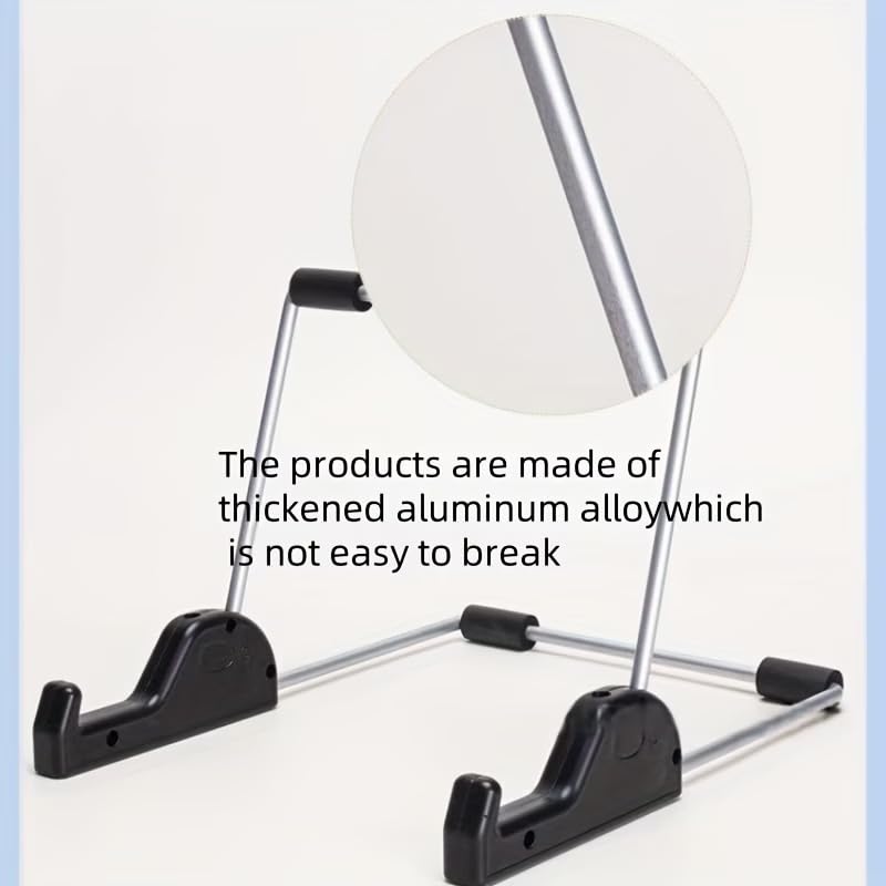 Tablet Stand, Adjustable Universal Holder – Desk Tablet Stand for 4-13" Tablets, E-Readers, Phones, Gaming Consoles, Desk Accessories for Home, Office, Video Calls & Live Streaming
