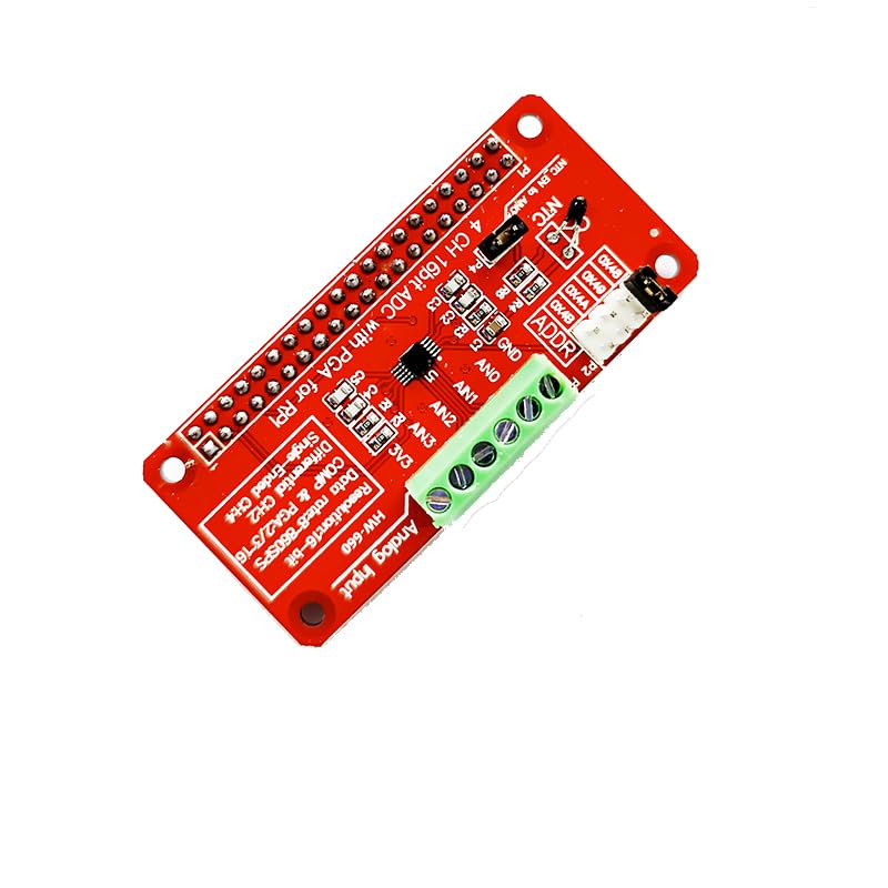 RPi-ADS1115-ADC Module, Precision 16-bit Analog-to-Digital Converter (ADC), I2C Interface for Raspberry Pi