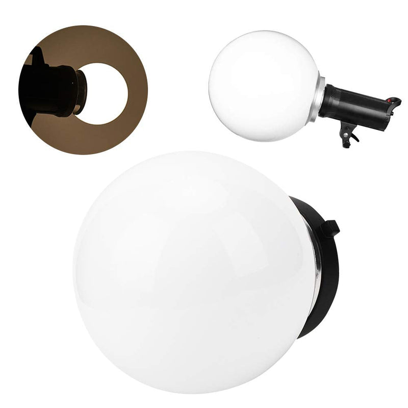 15cm Soft Light Ball, Translucent Flash Lampshade for Bowens Mount Spherical Diffuser Photography Accessory for Portrait Shooting, Advertising Portrait, Art Portrait, etc