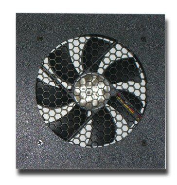 Coolerguys Pre-Set Thermal Controlled Cooling Kits for Cabinets, AV, and Components (Single 120mm, Thermal Plastic) Single 120mm