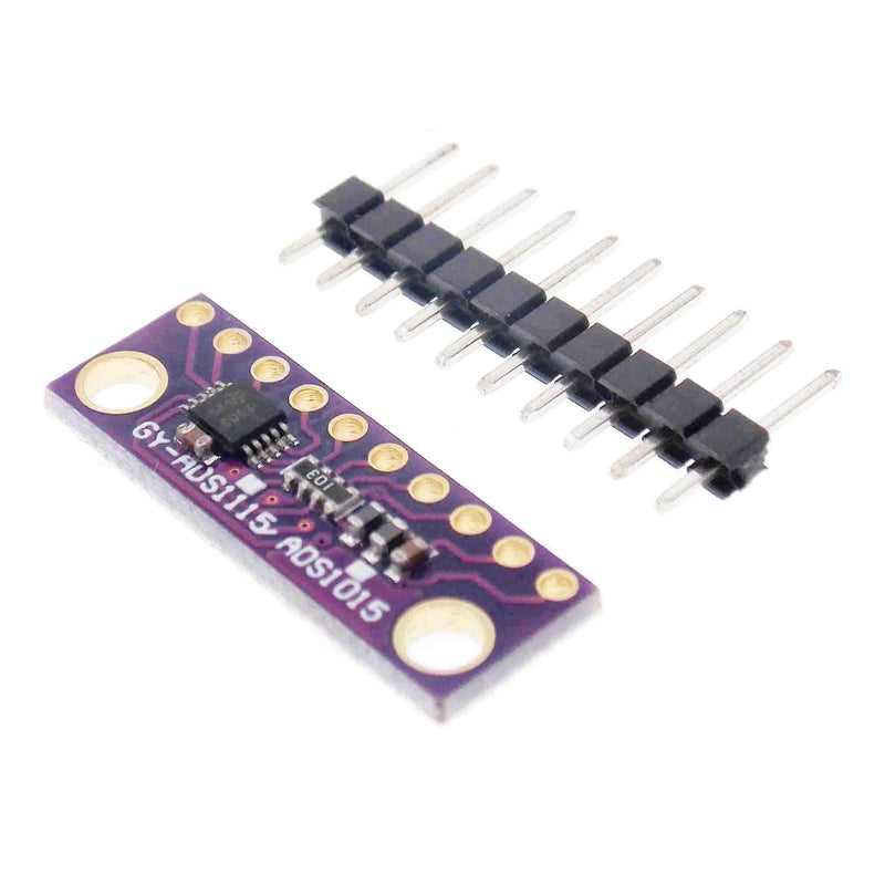 10PCS ADS1115 16 Bit Analog to Digital Board ADC Converter Module 4 Channel Board with Programmable Gain Amplifier 2.0V to 5.5V