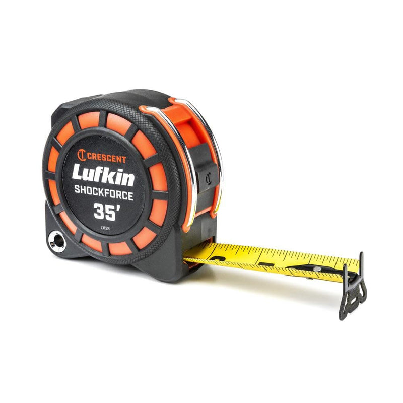 Lufkin 1-3/16" x 35' Shockforce G1 Dual Sided Tape Measure - L1135B 35'