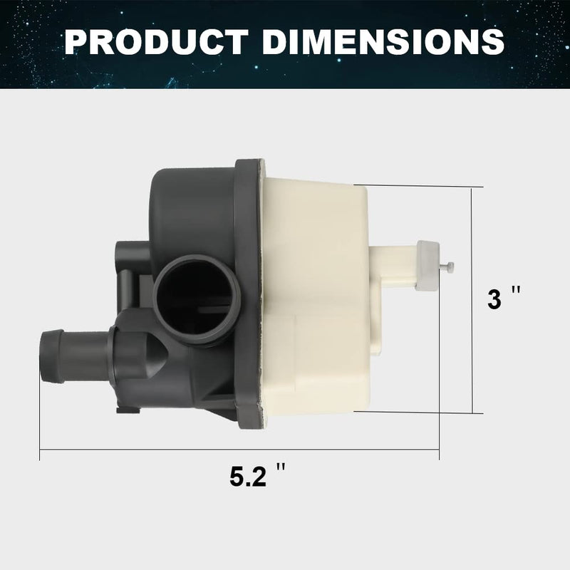 WATERWICH Fuel Vapor Leak Detection Pump Compatible with BMW 328i 550i 530i 525i 528i Replacement for 0261222018 16137193479 310-601 16136764191 16136752551