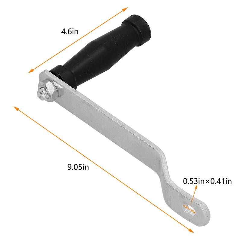 Watris Veiyi Replacement Winch Handle, Crank Handle, Trailer Handle Replacement, Boat Winch Handle Comfort Grip Replacement Accessory for Trailer Marine Sailboat