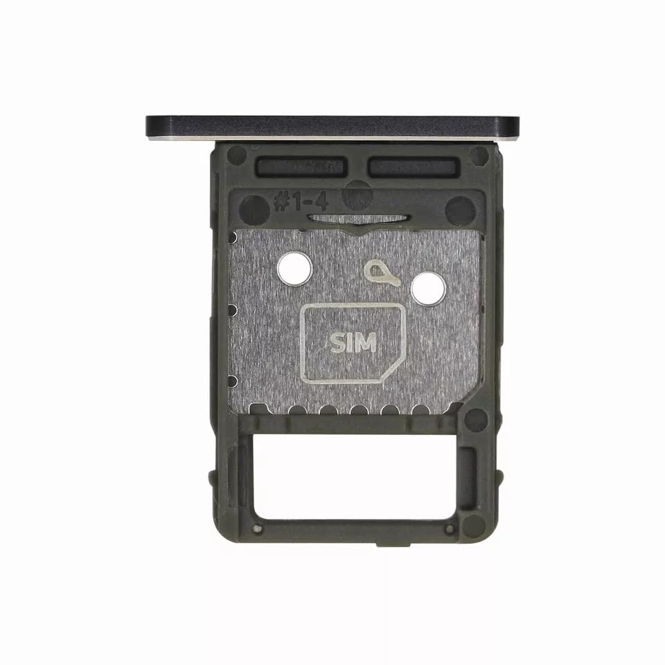 SIM MicroSD Card Tray Holder Slot Replacement Compatible with Samsung Galaxy Tab S8 Ultra X900 Black