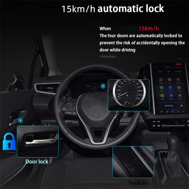 OBD Auto Window Closer & Power Folding Mirror Kit for Lexus GX460 2010-2019 | 3-in-1 Smart Module: Auto Window Roll Up/Down, Mirror Fold/Unfold, Speed-Sensing Door Lock | Plug & Play Installation