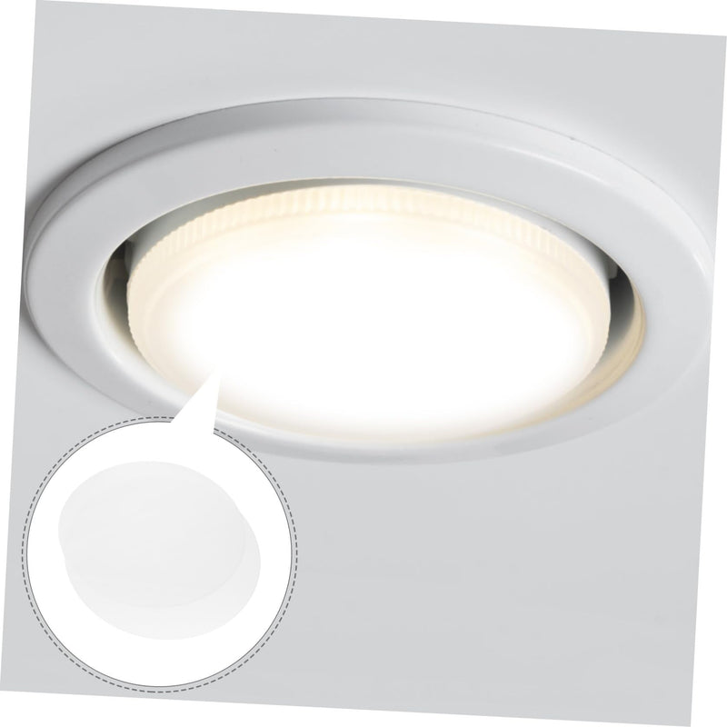 2pcs Acrylic Lamp Diffuser Covers for Ceiling Light 39.5cm Diameter 1mm Thick White Lampshade Shade Diffusers for Soft Light, Downlight, and DIY Lamp Accessories